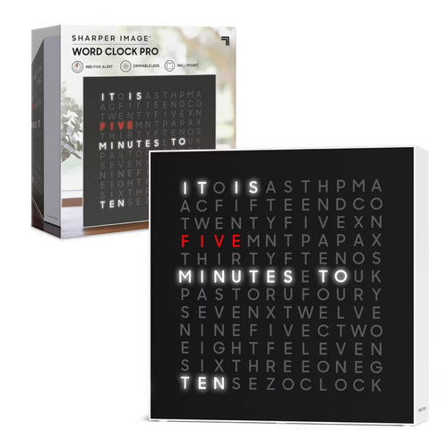Sharper image led word - image,