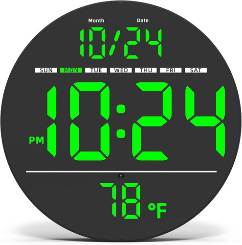 Digital wall clock - digital,