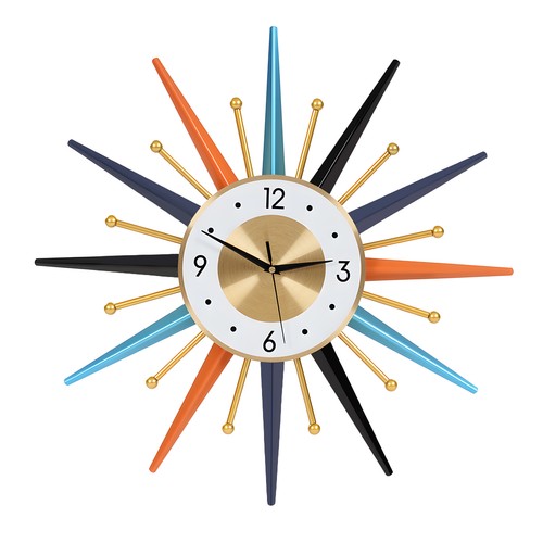 Colorful modern wall - modern, clock
